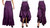 Three Way Lace Up Renaissance Skirt Purple Gothic Victorian Steampunk Punk Three Way Lace Up Renaissance Skirt Purple Gothic Victorian Steampunk Punk