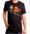 Viking Kitty Cat Riding Dragon Rider of Purr Space Men's Tee Shirt GT7403-501BLK
