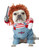 California Costumes Deadly Doll Chucky Dogs Pets Halloween Costume PET20157 California Costumes Deadly Doll Chucky Dogs Pets Halloween Costume PET20157