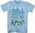 M.C. Escher Fish Pond Light Blue Trees Art Artwork Adult Men's T Tee Shirt