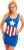 Authentic Captain America Marvel Comics Costume Juniors Cosplay Tank Dress S-Xl Authentic Captain America Marvel Comics Costume Juniors Cosplay Tank Dress S-Xl