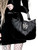 Restyle Ominous Bat Wing Pentagram Gothic Punk Faux Leather Vinyl Handbag Purse Restyle Ominous Bat Wing Pentagram Gothic Punk Faux Leather Vinyl Handbag Purse