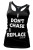 CARTEL INK I DON'T CHASE REPLACE TATTOO RACER BACK WOMENS TANK T TEE SHIRT S-XXL