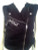 Authentic Jack Daniels Bourbon Whiskey Black Denim Biker Buckle Vest Xs S M L Xl