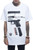 Mafioso Dismantled Gun Parts Weapons Ammo Bullets Urban Tattoos White T Shirt