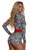 Forplay Sultry Salute Digital Camouflage Romper Adult Halloween Costume 553705 Forplay Sultry Salute Digital Camouflage Romper Adult Halloween Costume 553705
