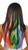 Dreamgirl Neon Rainbow Long Hair Extensions Halloween Costume Accessory 11398 Dreamgirl Neon Rainbow Long Hair Extensions Halloween Costume Accessory 11398