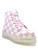 YRU Slayr Slayer Checkered Pink White Military Pink Goth Kawaii Platforms Boots YRU Slayr Slayer Checkered Pink White Military Pink Goth Kawaii Platforms Boots