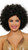 Dreamgirl 1970s Disco Unisex Black Afro Wig Halloween Costume Accessory 11305