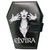Kreepsville 666 Elvira Classic Logo Coffin Goth Spooky Punk Horror Wallet WCECL Kreepsville 666 Elvira Classic Logo Coffin Goth Spooky Punk Horror Wallet WCECL