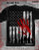THE WALKING DEAD AMERICAN FLAG & BLOODY HAND ZOMBIE WALKER AMC T TEE SHIRT S-3XL
