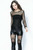 Dark in Love Long Sleeve Fishnet Gothic Punk Industrial Raver Black Shirt TW106