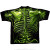 Skulls Terminator Green Skull Skeleton Spine Punk Goth Fantasy Rock T Tee Shirt Skulls Terminator Green Skull Skeleton Spine Punk Goth Fantasy Rock T Tee Shirt