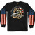 Rattler 2nd Amendment Snake USA Motorcycle Biker Long Sleeve T Shirt GMS2371 Rattler 2nd Amendment Snake USA Motorcycle Biker Long Sleeve T Shirt GMS2371