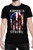 GDA Get Down Art America Strong Glowing Skull Patriotic Flag USA T Shirt DBA58