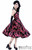 Restyle Red Roses Pinup 50s Style Rockabilly Goth Punk Retro Halter Flare Dress Restyle Red Roses Pinup 50s Style Rockabilly Goth Punk Retro Halter Flare Dress