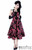 Restyle Red Roses Pinup 50s Style Rockabilly Goth Punk Retro Halter Flare Dress Restyle Red Roses Pinup 50s Style Rockabilly Goth Punk Retro Halter Flare Dress