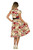 H&R London Vanilla Roses Floral Flowers Pinup Rockabilly Goth Swing Dress 9502 H&R London Vanilla Roses Floral Flowers Pinup Rockabilly Goth Swing Dress 9502