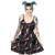 Too Fast Bed of Roses Skeletons Skulls Gothic Punk Floral Skater Dress WDGI-BED Too Fast Bed of Roses Skeletons Skulls Gothic Punk Floral Skater Dress WDGI-BED