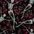 Too Fast Bed of Roses Skeletons Skulls Gothic Punk Floral Skater Dress WDGI-BED Too Fast Bed of Roses Skeletons Skulls Gothic Punk Floral Skater Dress WDGI-BED