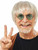 Costume Culture Dude Hippie Surf 60s Grey Wig Halloween Costume Accessory 21096