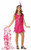 Costume Culture Roaring 20s Flapper Pink Dress Childrens Halloween Costume 49726