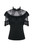Dark in Love Black Short Sleeve High Collar Blouse Gothic Victorian Top TW162 Dark in Love Black Short Sleeve High Collar Blouse Gothic Victorian Top TW162
