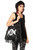 Lost Queen Tempest Fringe Leviathans Cross Gothic Punk Purse Handbag BG34037BLK Lost Queen Tempest Fringe Leviathans Cross Gothic Punk Purse Handbag BG34037BLK