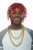 Costume Culture Rapper Braided Beads Lil Yachty Red Wig Halloween Costume 24954 Costume Culture Rapper Braided Beads Lil Yachty Red Wig Halloween Costume 24954