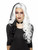 Smiffys Deluxe Evil Madame Cruella de Vil Wig Halloween Costume Accessory 45041