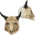 Demonic Satanic Pentagram Goat Mask Adult Halloween Costume Accessory ZJ-4085
