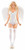 Party King Sweet Angel Bodysuit Deluxe Sexy Adult Womens Halloween Costume PK441