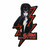 Kreepsville 666 Elvira Mistress of the Dark Red Lightning Bolt Goth Patch PERB Kreepsville 666 Elvira Mistress of the Dark Red Lightning Bolt Goth Patch PERB