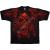 Acid Rain 2 Sided Dripping Skulls Red Horror Evil Tee Shirt Acid Rain 2 Sided Dripping Skulls Red Horror Evil Tee Shirt