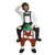 Morphsuits Lederhosen Oktoberfest German Beer Piggyback Adult Mens Halloween Costume 78-0483