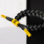 Rastaclat Coal Tiger Yellow Braided Shoelace Wristband Urban Bracelet 11200057