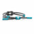 Rastaclat Barrier Grey Turquoise Knotted Shoelace Wristband Bracelet 11200071