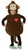 Underwraps Build a Bear Smiley Monkey Plush Toddler Halloween Costume 27607 Underwraps Build a Bear Smiley Monkey Plush Toddler Halloween Costume 27607