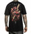 Sullen Billelis Skull Dagger Roses Snakes Tattoo Art Inked Biker T Shirt SCM2591 Sullen Billelis Skull Dagger Roses Snakes Tattoo Art Inked Biker T Shirt SCM2591