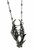 Restyle Gothic 3D Moon Phases Deer Antlers Punk Occult Witchy Pendant Necklace Restyle Gothic 3D Moon Phases Deer Antlers Punk Occult Witchy Pendant Necklace