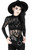 Restyle Moon Child Geometry Astrological Gothic Punk Mesh One Piece Bodysuit Restyle Moon Child Geometry Astrological Gothic Punk Mesh One Piece Bodysuit
