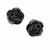 Alchemy of England Gothic Black Rose Flowers Floral Punk Studs Earrings E339 Alchemy of England Gothic Black Rose Flowers Floral Punk Studs Earrings E339