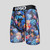 PSD Pineapple Blue Hibiscus Flowers Athletic Boxer Briefs Underwear E12011053