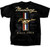 Ford Mustang Golden Tribar Since 1964 Logo Cars Automobiles T Shirt FMGTR-B Ford Mustang Golden Tribar Since 1964 Logo Cars Automobiles T Shirt FMGTR-B