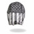 American Flag Grey Patriotic Stars Motorcycle Biker Headwrap Bandanna HWH1092 American Flag Grey Patriotic Stars Motorcycle Biker Headwrap Bandanna HWH1092