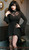 Dracula Clothing Ankh Cross Lace Bell Sleeve Goth Punk High Low Dress 29-14-ABC