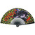 Kreepsville 666 Elvira Mistress of the Dark Leopard Goth Fabric Hand Fan HWFELP Kreepsville 666 Elvira Mistress of the Dark Leopard Goth Fabric Hand Fan HWFELP