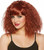 Dreamgirl Mid Length Beach Wave Bob Auburn Wig Adult Halloween Costume 12073