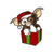 Trick or Treat Gremlins Holiday Present Gizmo Mogwai Movie Enamel Pin SFWB101 Trick or Treat Gremlins Holiday Present Gizmo Mogwai Movie Enamel Pin SFWB101