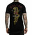 Sullen Golden Panther Dagger Rose Neon Flowers Tattoos Art T Shirt SCM3036 Sullen Golden Panther Dagger Rose Neon Flowers Tattoos Art T Shirt SCM3036